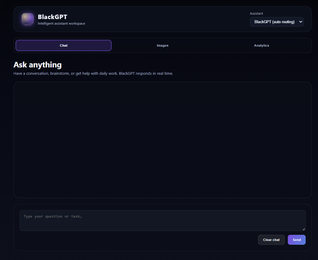 BlackGPT Intelligent Workspace
